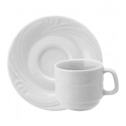 Xicara 200ml Para Chá Waves Porcelana Schmidt